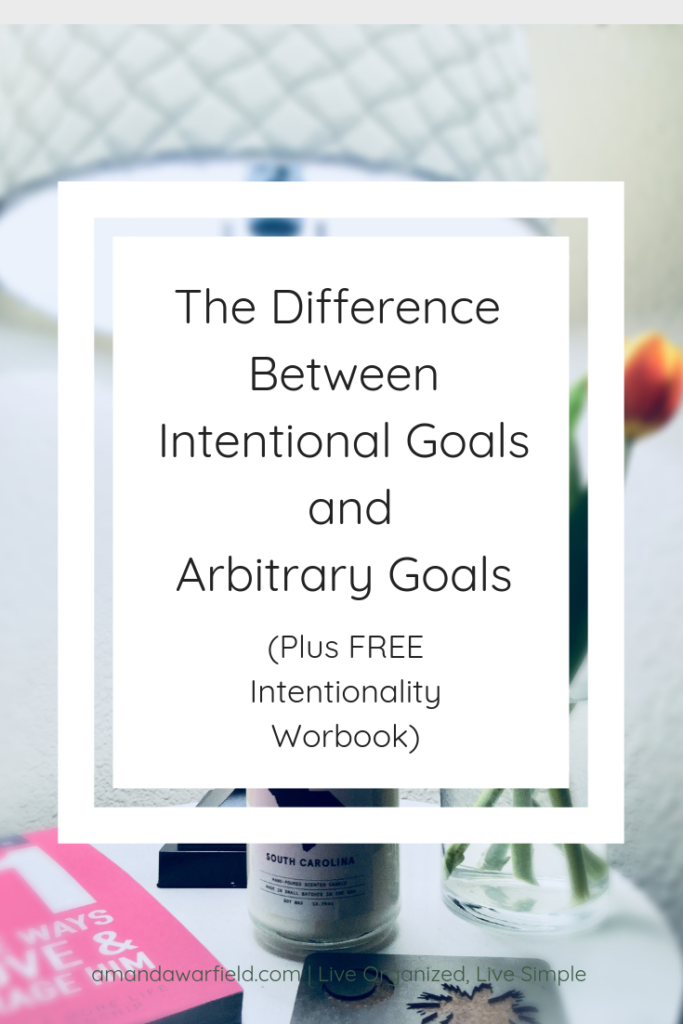The Difference Between Intentional Goals and Arbitrary Goals