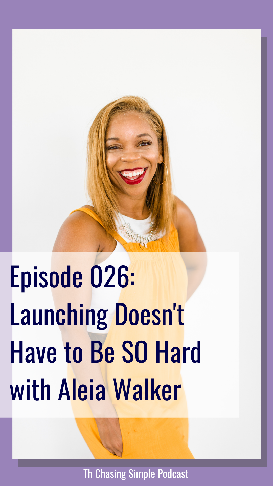 Are you making launching hard? Aleia Walker is joining me to talk launch burnout, and how you can simplify your own launches for less stress.