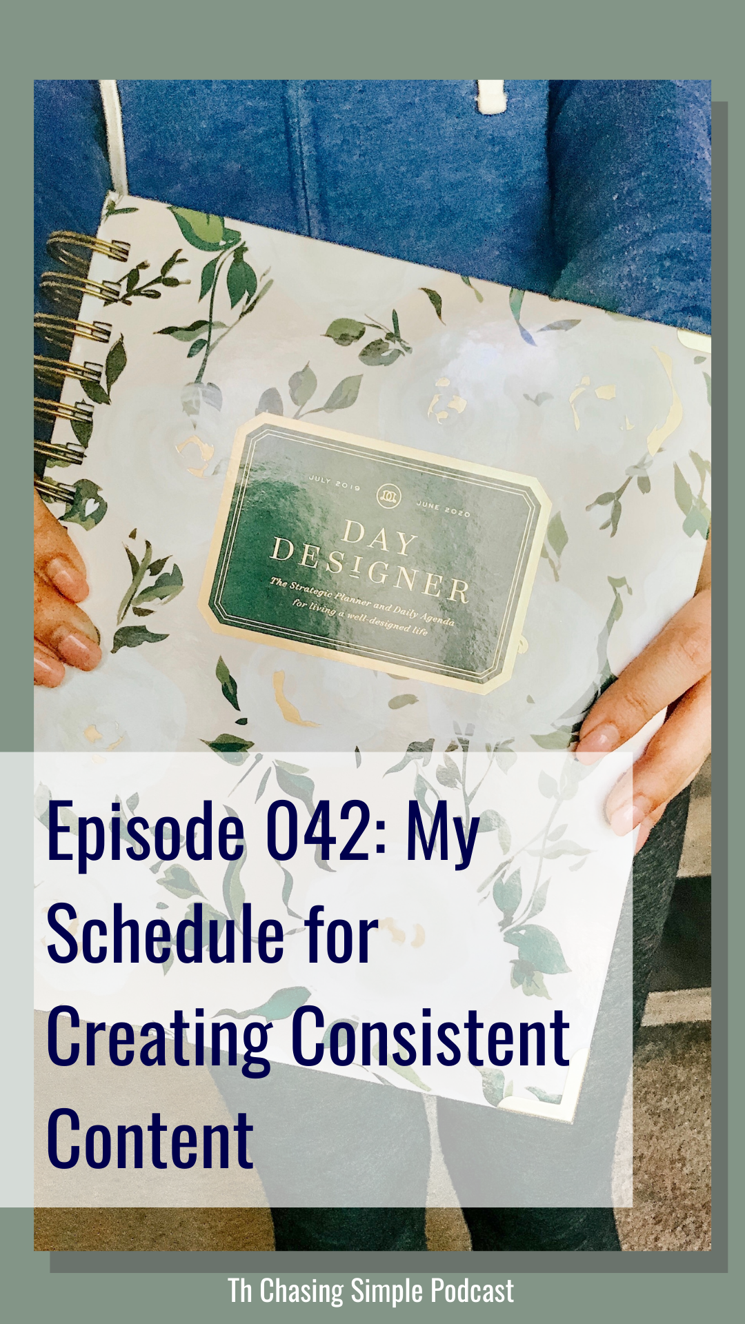 How can I create content consistently? One of my most asked questions. Today I'm sharing how with a peak at my weekly business schedule.
