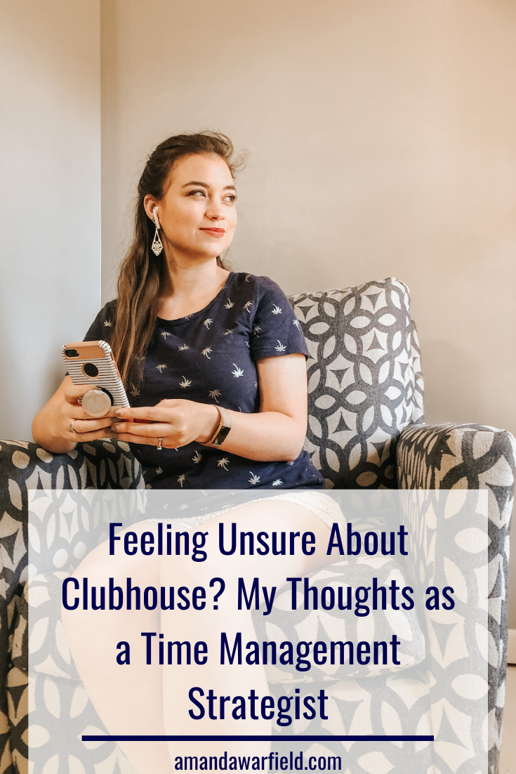 Clubhouse is the hot new thing. There are certainly both pros and cons to using it, but I wanted to chat about time management and Clubhouse.