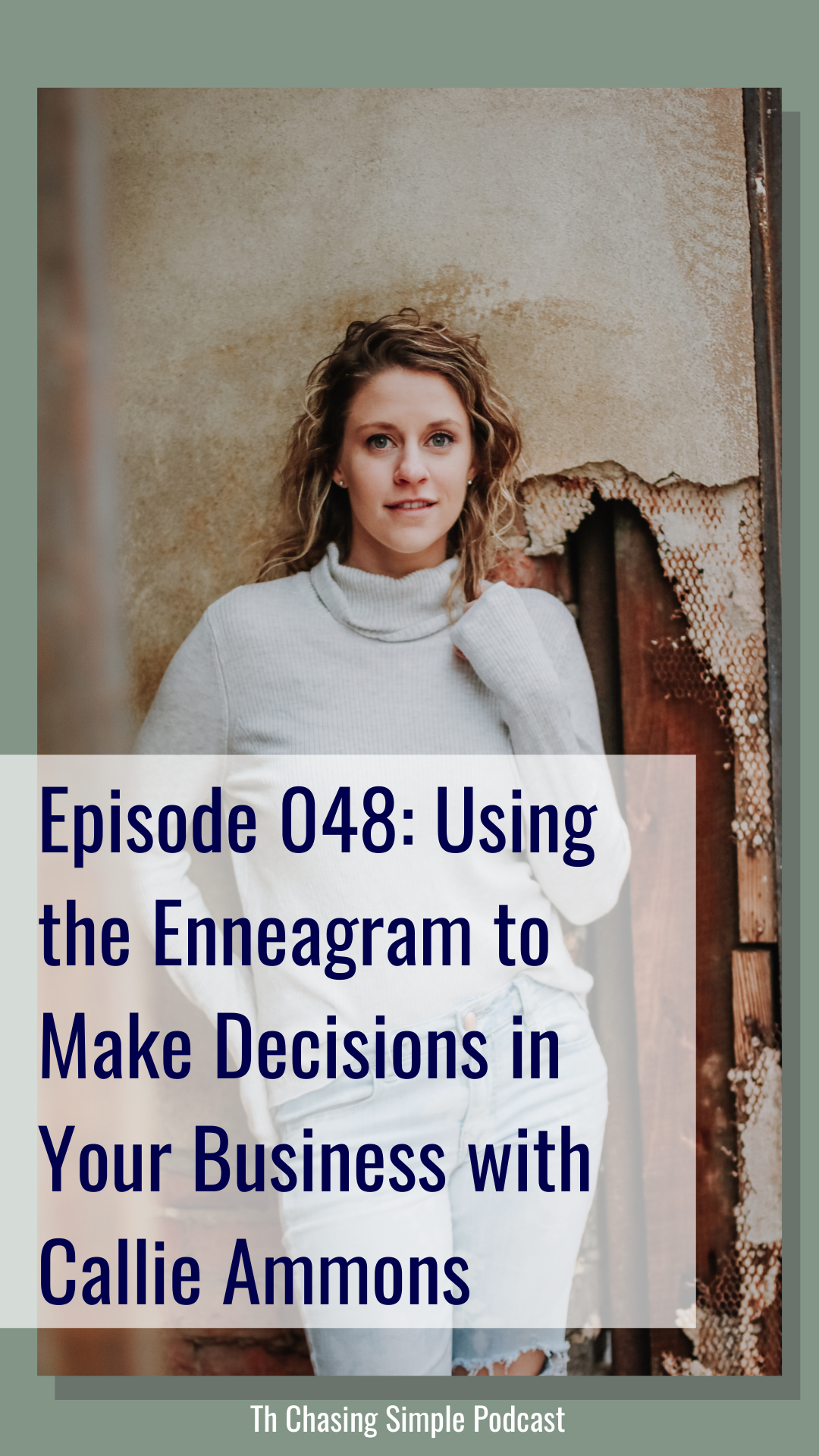 Callie and I are discussing what the enneagram is, and how you can use your knowledge of your own Enneagram type in your business.