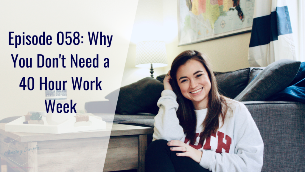 In the entrepreneurship world, we can create our own hours and schedules, but still feel the pressure to work a 40 hour work week.