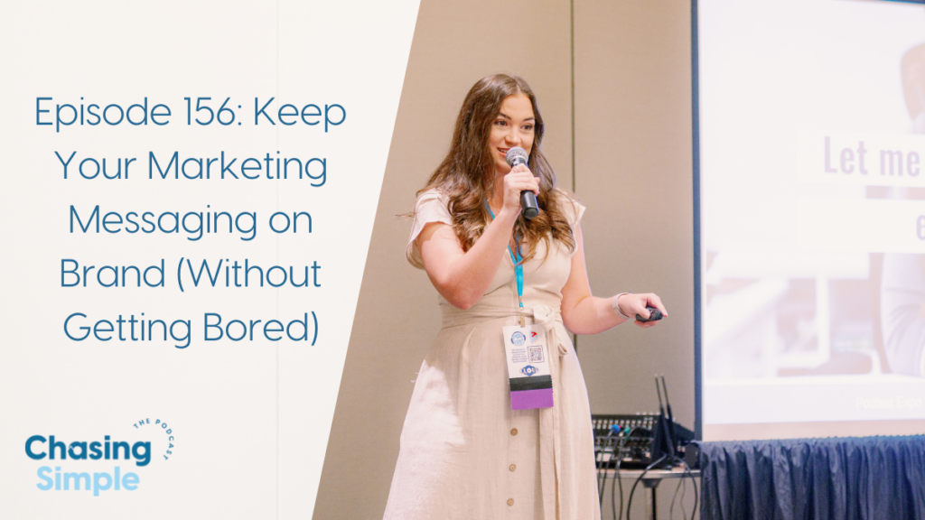 Keeping your marketing messaging on brand without getting bored takes planning, but it doesn't have to take too much time. 