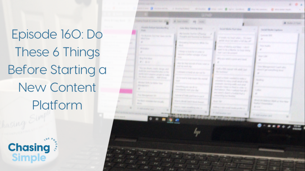 Let me share the six things you can do when thinking about adding a new content platform to your marketing strategy.