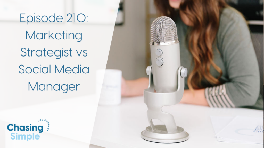 I wanted to share a bit about how marketing strategist differs from a social media manager, and how you can utilize both for your business.