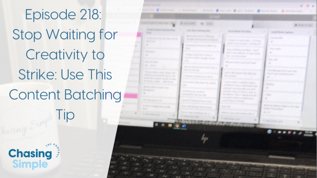 Here are some content batching tips to help you stop waiting for inspiration to strike and still be able to successfully batch your content.